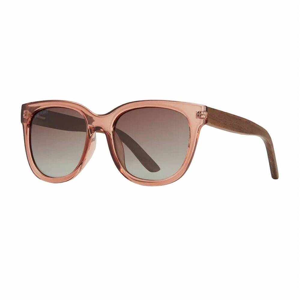 NEW BLUE PLANET ECO-EYEWEAR women's nara polarized sunglasses in crystal mocha